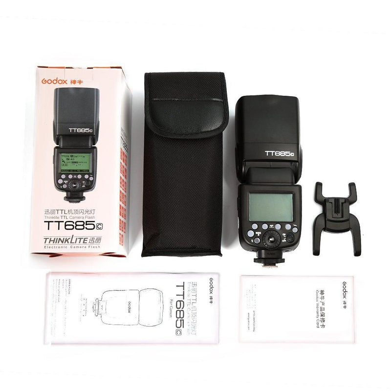 GODOX TTL TT685C Camera Flash 2.4GHz 1/8000s GN60 for Canon - FOMITO.SHOP