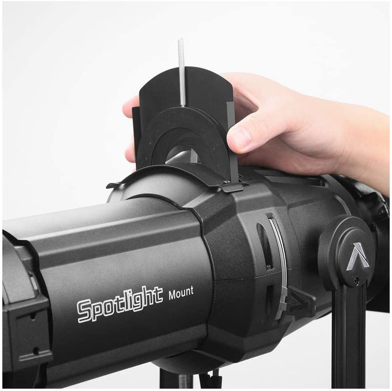 Aputure Spotlight Mount Set 19° 26° 36° Bowens Mount with B-size Gobos Gobo Holder Gel Frame