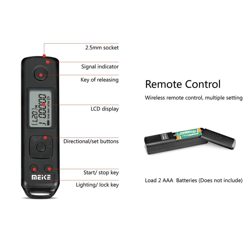 Meike MK-A6500 Pro Battery Grip Built-in 2.4GHZ for Snoy A6500 - FOMITO.SHOP