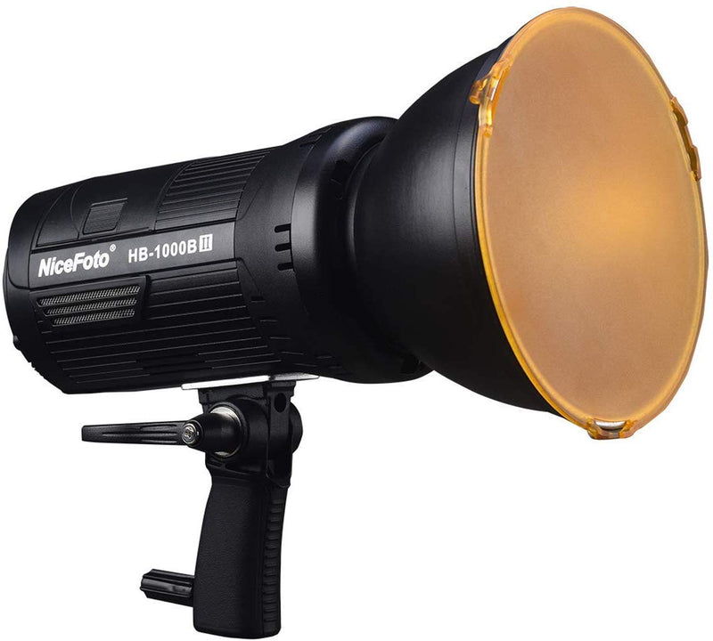 NiceFoto HB-1000B II Daylight COB Battery Bowens Mount LED Video Light with APP Bluetooth Control