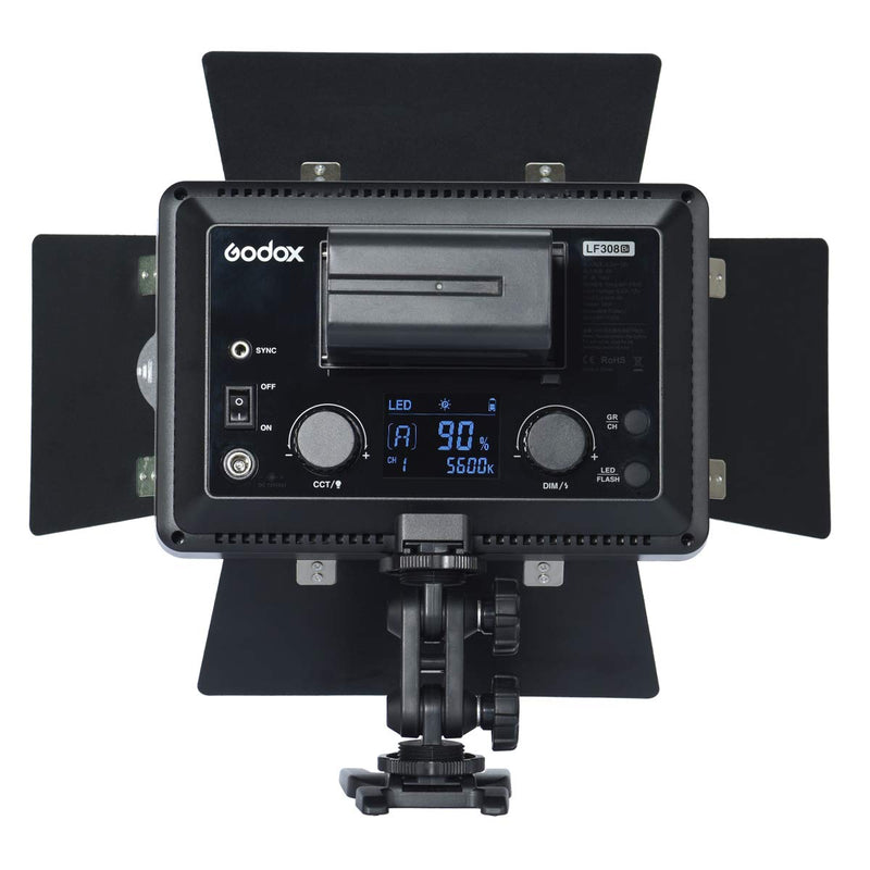 Godox LF308 LED Flash Light Daylight LF308D Bi-Color LF308Bi Built-in Godox 2.4G X System