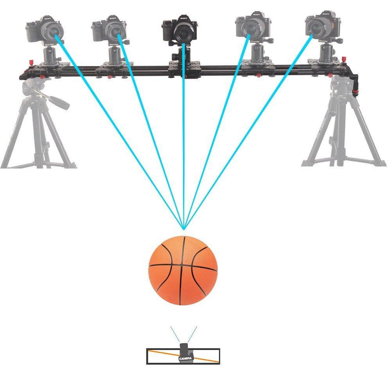 Fomito 47 Inch/ 120cm 8 Axises Carbon Fiber Follow Focus Track Dolly Slider - FOMITO.SHOP