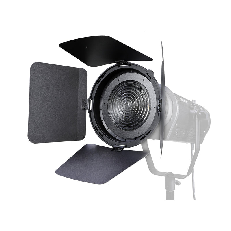 NiceFoto FD-110 Fresnel Light Focusing Adapter Focus Zoom with Barndoor for Bowens Mount Video Light