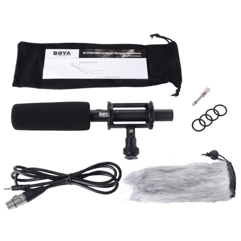 BOYA BY-PVM1000 Professional Shotgun Microphone for Camcorder Video Recording Mic or Video DSLR