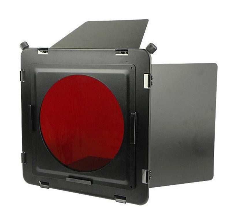 NiceFoto SN-12 Studio Flash Accessories Elinchrom Barn Door Filter Kits for Elinchrom Standard Reflector 230mm Standard Hood (Φ230)