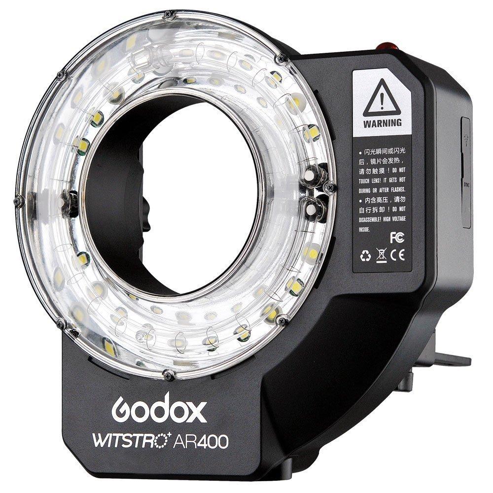 Godox AR400 400W Li-ion Battery Ring Flash Speedlite + LED Video Light - FOMITO.SHOP
