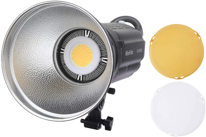 NiceFoto HC-600B 60W Daylight COB LED Video Light 3200K/5600K with Color Filters