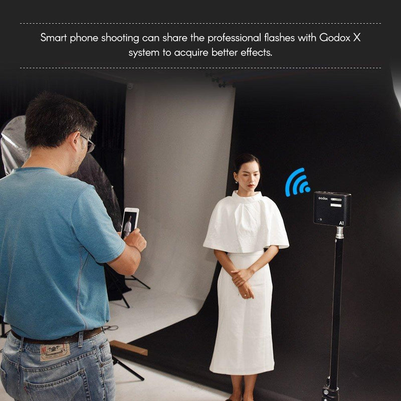 Godox A1 Flash built-in Godox 2.4G wireless X system and lithium battery. - FOMITO.SHOP