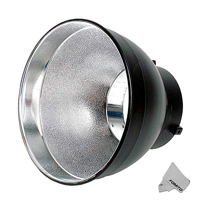 Fomito 55 Degree 7 Inch Standard Reflector Lamp Cover Dish Diffuser for Bowens Mount Studio Flash