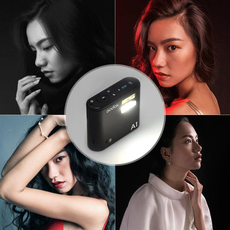 Godox A1 Flash built-in Godox 2.4G wireless X system and lithium battery. - FOMITO.SHOP