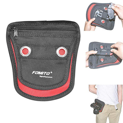 Fomito-K1-01 Camera Clip Pad + Rain Cover Black for Capture Camera Clip-F0046