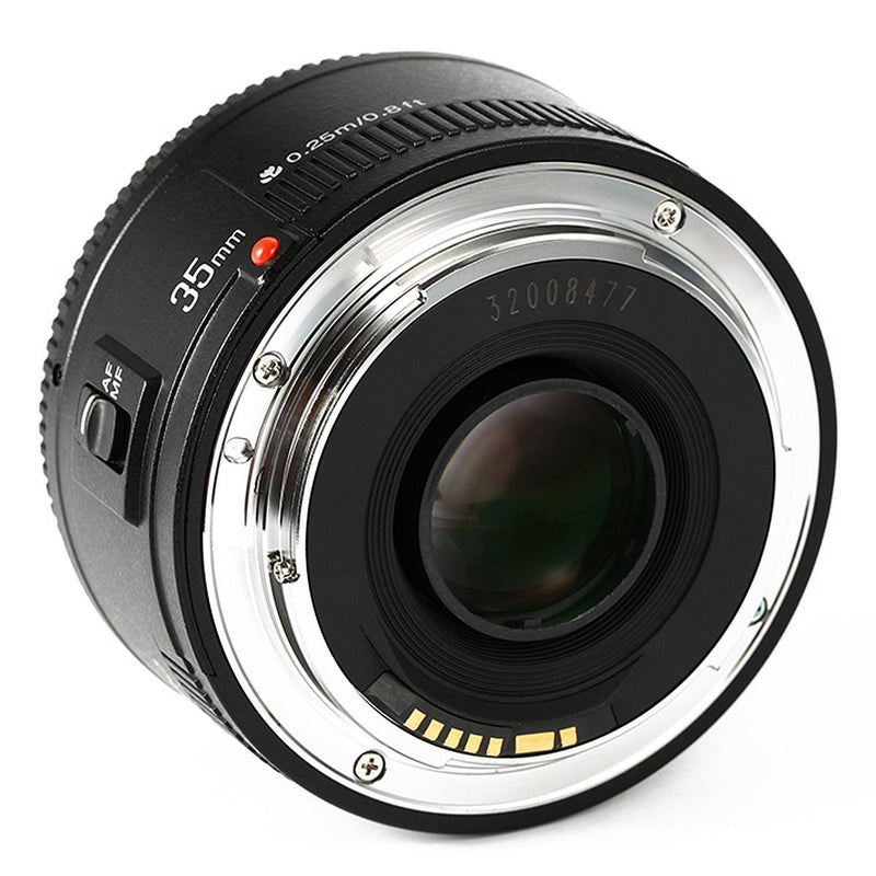 Yongnuo YN35mm F2 Lens 1:2 AF / MF Wide-Angle Fixed/Prime Auto Focus Lens For Canon EF Mount EOS Camera - FOMITO.SHOP