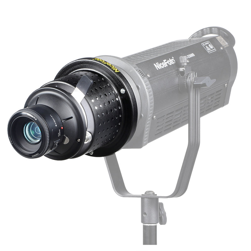 NiceFoto SN-29 Professional Optical Spot Bowens Mount Replaceable Mount Snoot for LED Light Flash