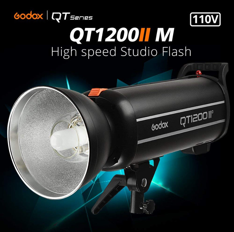 Godox QT1200II M 1200WS Studio Flash Light Strobe GN102 HSS 1/8000s High Speed Sync 2.4G Wireless X system Studio Lighting Flash Light Strobe