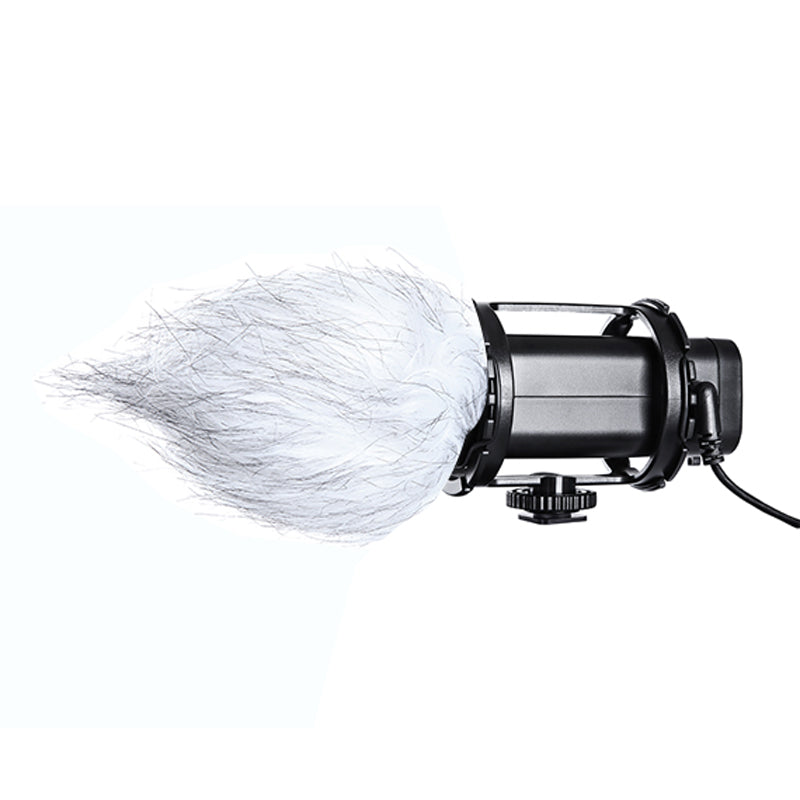 BOYA BY-B01 Fur Windscreen Furry Muff for VM01 V03 VM300PS Microphone Greatly reduces wind noise Suitable for Boya BY-VM01, BY-V03, BY-VM300P.