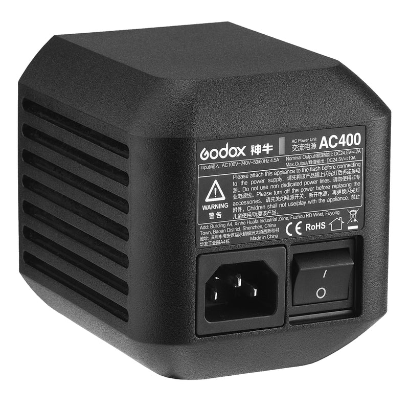Godox AC400 AC Power Unit Source Adapter with Cable for AD400PRO