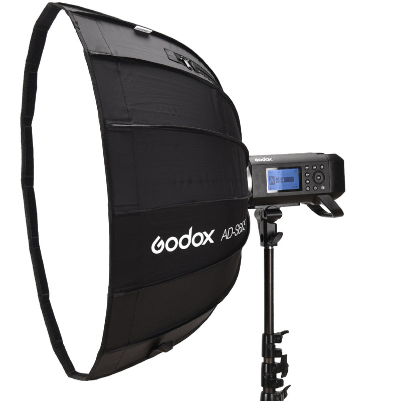 Godox 65cm AD-S65S Softbox Inside Silver Deep Parabolic Softbox with Grid for AD400PRO AD300Pro