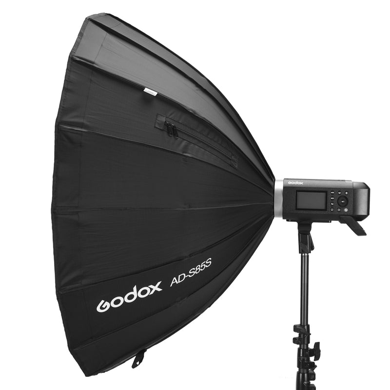Godox Deep Parabolic Softbox AD-S85S 85cm with Haoneycomb Grid for Godox AD400Pro AD300Pro Flash