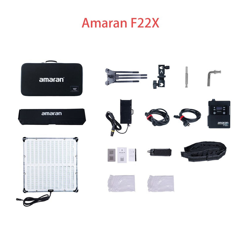 Amaran F22c / F22x 200W Output 2500K~7500K RGBWW LED Flexible Fabric Light FX with Honeycomb Grid Soft Box Support App Control