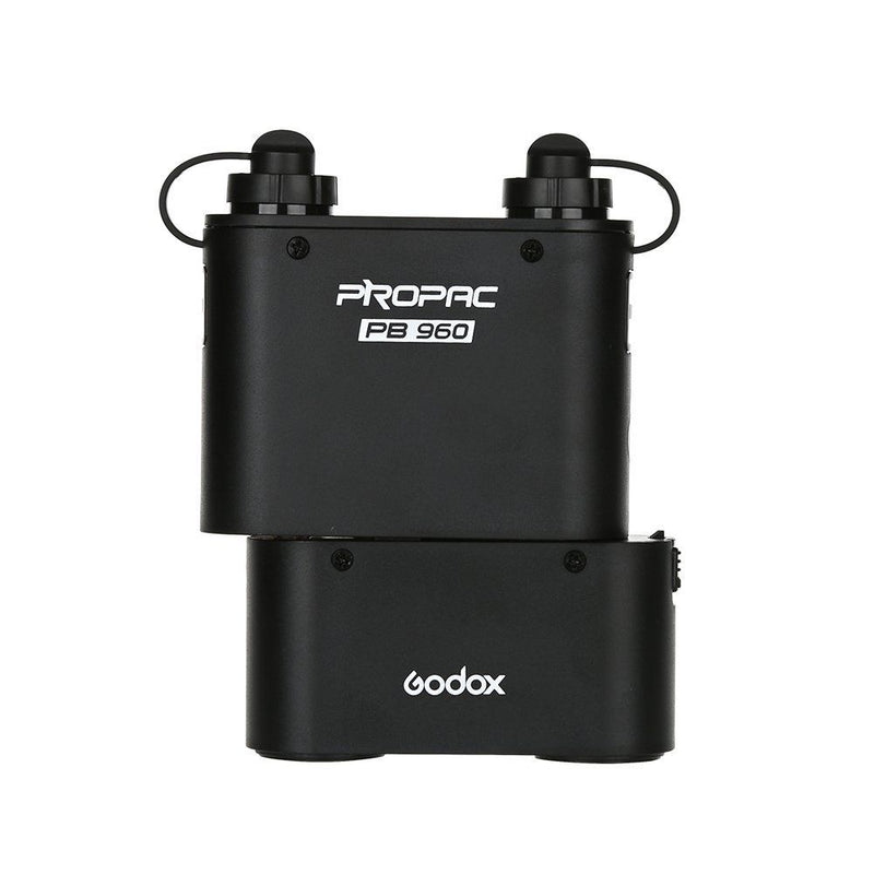 Godox PROPAC PB960 Dual-Output Speedlite Power Battery Pack 4500mAh for Canon Nikon Flash Black