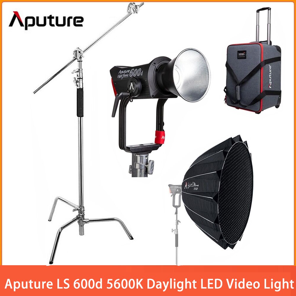 Aputure LS 600D 600W Daylight 5600K LED Video Light (V-Mount) CRI 96+ TLCI 96+ 8 Built-in Lighting FX Support