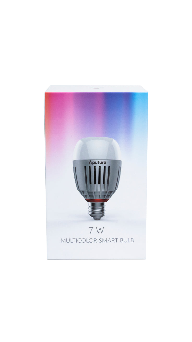 Aputure Accent B7c Led Bulb Smart RGBWW Same Color mixing Light Built-in Battery Wireless Bluetooth