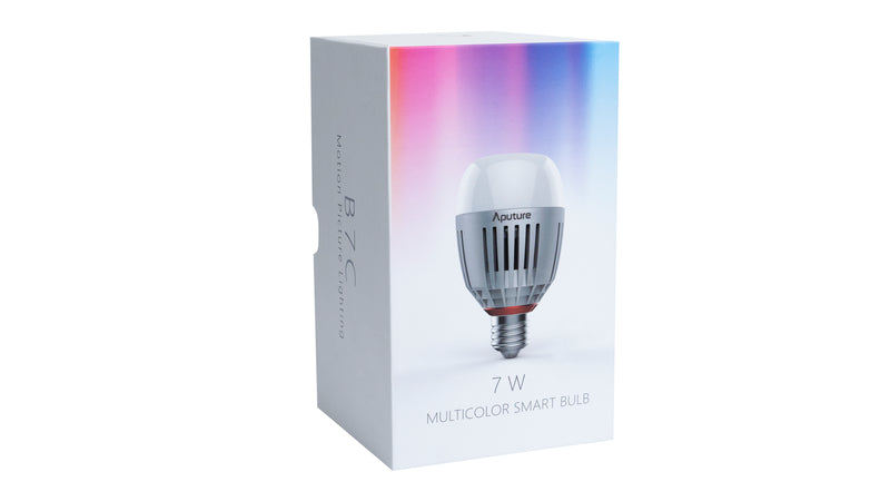 Aputure Accent B7c Led Bulb Smart RGBWW Same Color mixing Light Built-in Battery Wireless Bluetooth