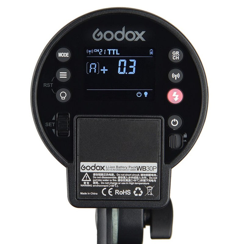 Godox AD300Pro Portable TTL Outdoor Flash 300Ws Bi-color LED Light 2.4G HSS 1/8000 Li-ion Battery Speedlite for DSLR Cameras
