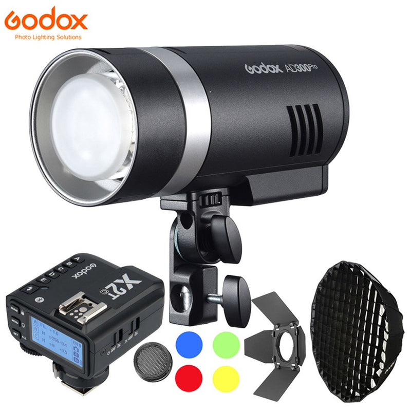 Godox AD300Pro Portable TTL Outdoor Flash 300Ws Bi-color LED Light 2.4G HSS 1/8000 Li-ion Battery Speedlite for DSLR Cameras