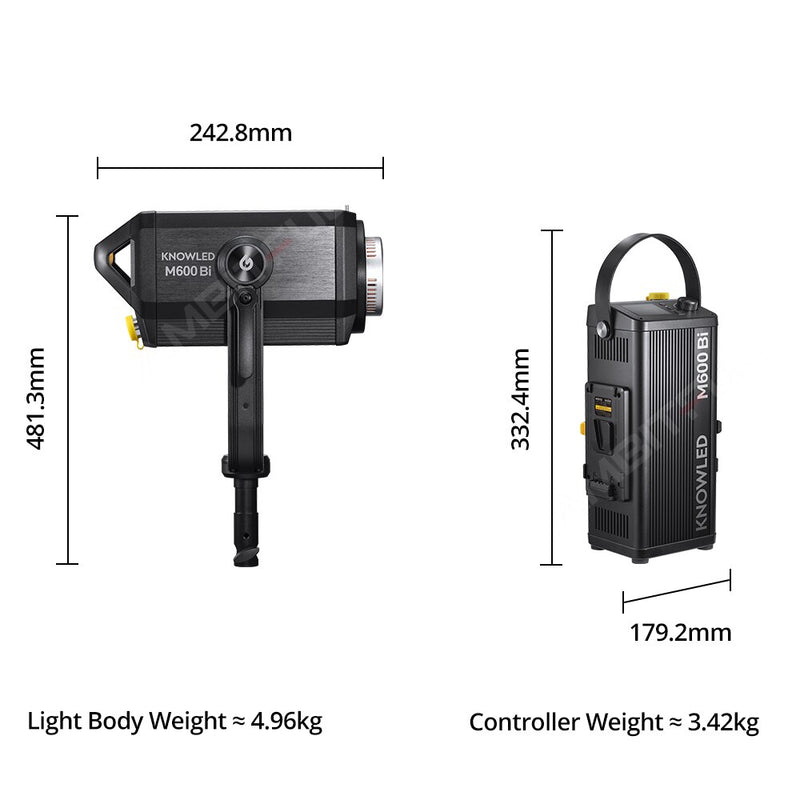 Godox  M600Bi LED Video Light Built-in FX Effects 2800K-6500K Bi-Color Photography Lamp App Remote Control pk M600D