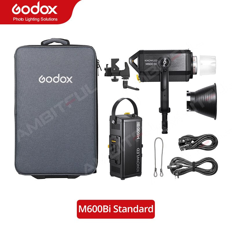Godox  M600Bi LED Video Light Built-in FX Effects 2800K-6500K Bi-Color Photography Lamp App Remote Control pk M600D