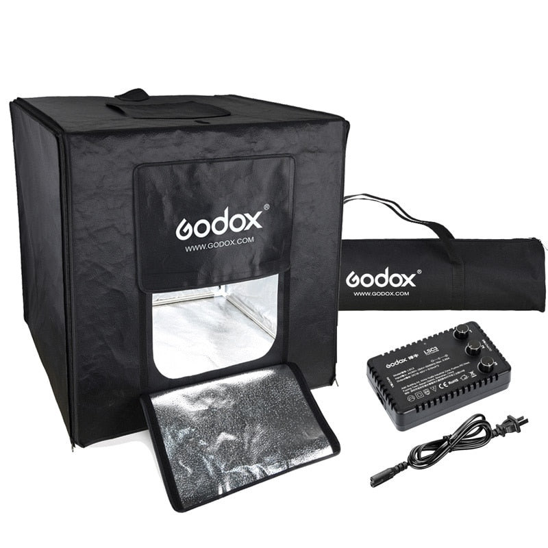 Godox LST80 80*80CM / LST60 60*60CM / LST40 40*40cm Photo Studio LED Tabletop Shooting Tent Portable Photography Light Softbox