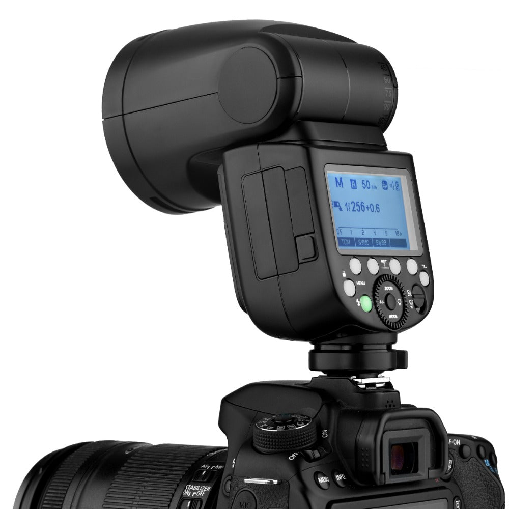 Godox V1 O TTL On-Camera Round Flash Speedlight for Panasonic