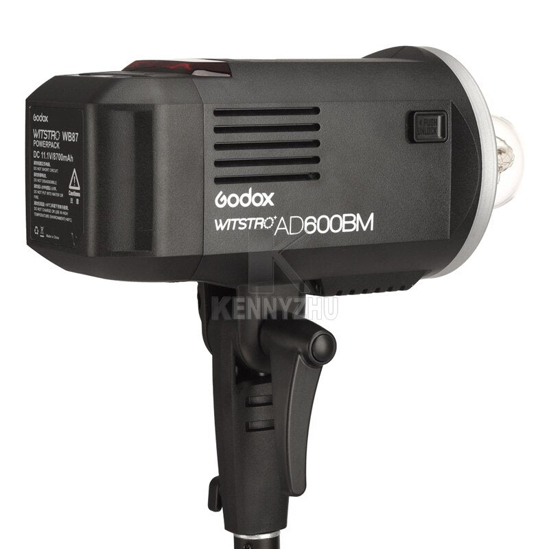 Godox Wistro AD600BM Manual Speedlite 600WS HSS 1/8000 2.4G 8700mAh Battery Bowens Flash+ Trigger XPro + AD-H600 Extension Head