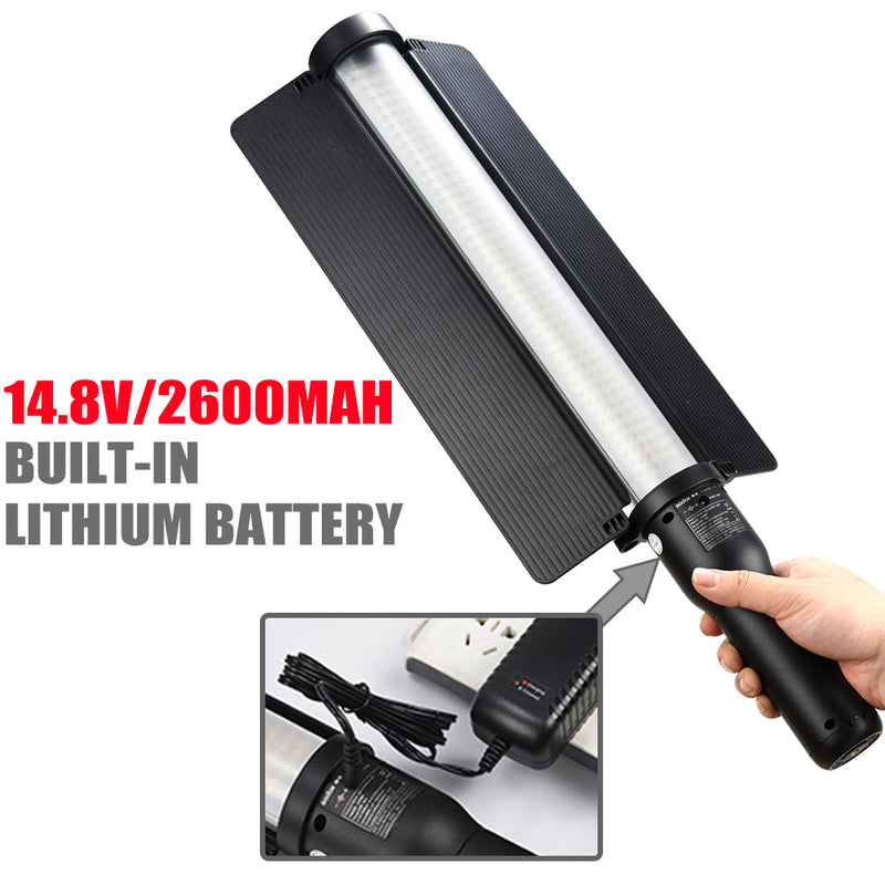 GODOX LC500 LED Light Sticks Adjustable 3300K-5600K Color Temperature CRI >95 Built-in Lithium Battery 14.8V/2600mAh