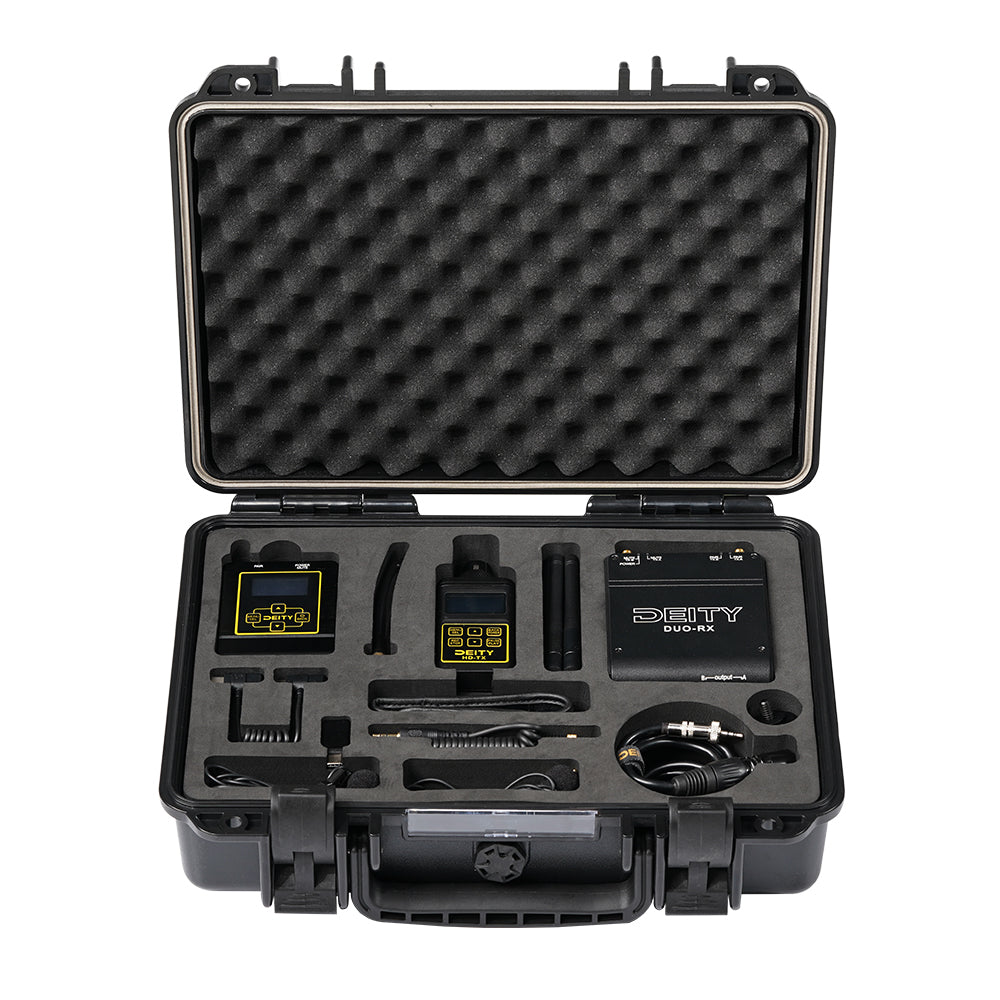 Deity HD-TX Recorder Kit Microphone Live Audio Monitoring Low Inherent Self-Noise with Holster