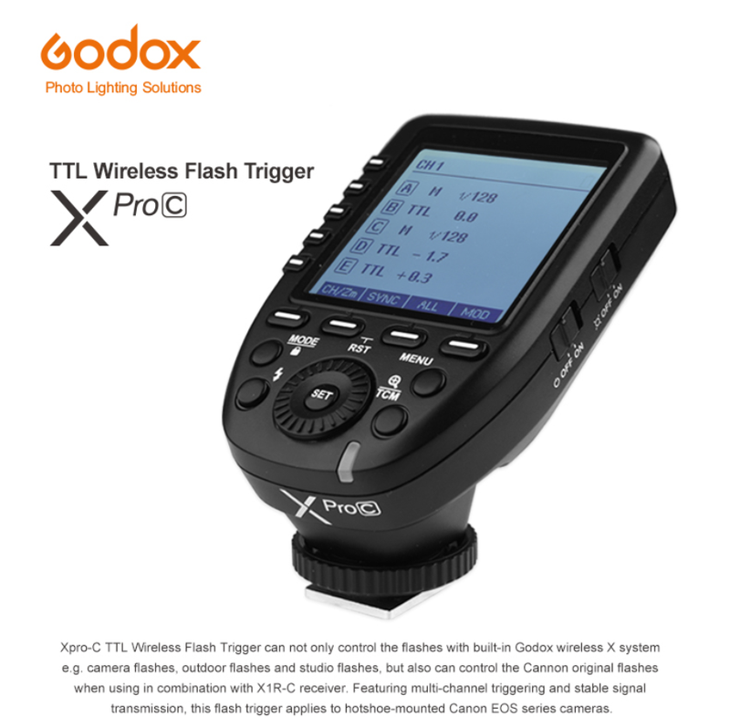 Godox Xpro-C TTL 2.4G TCM Transmitter for Canon - FOMITO.SHOP