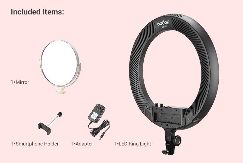 Godox LR160 Ring Light for AD400 Protrait Youtube live streaming