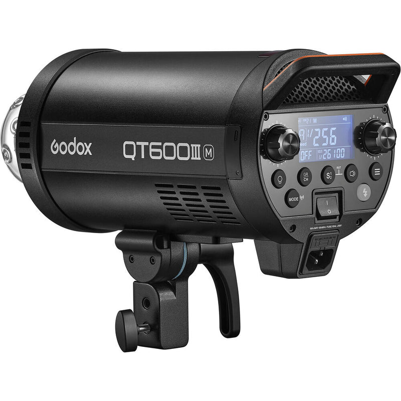 Godox QT600IIIM 600W 1/8000s high-speed sync studio flash strobe light built-in 2.4G wireless system + 40W LED modeling bulb