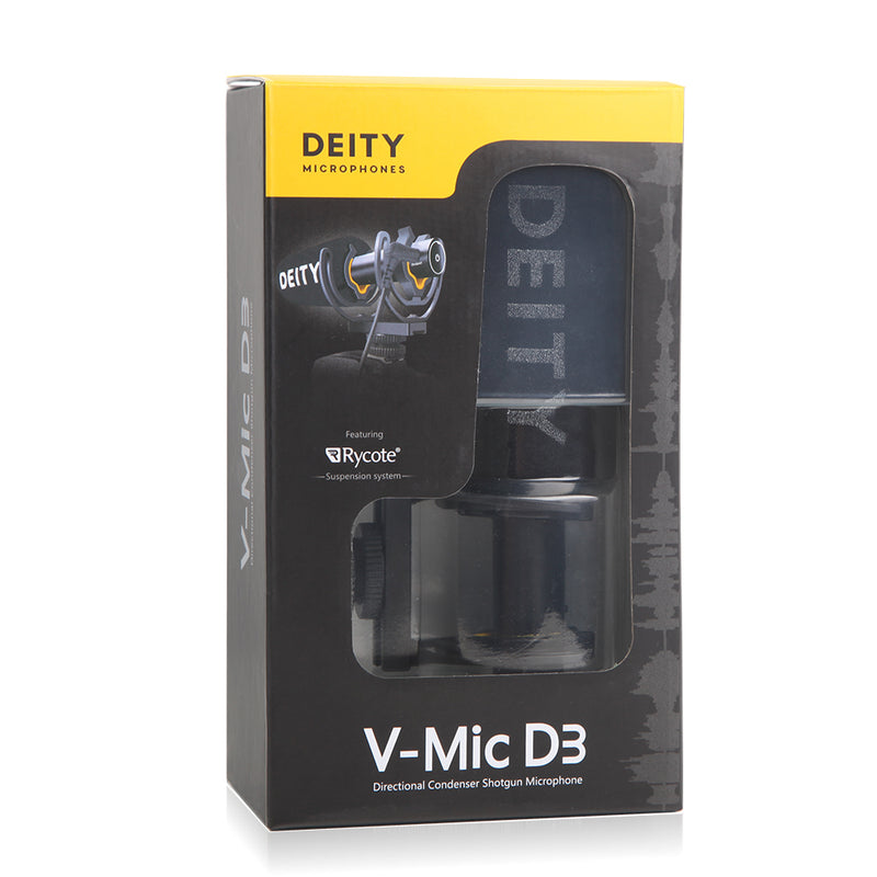 Deity V-mic D3 Super-Cardioid Microphone 50HZ ~ 20KHZ Superior Off-axis sound performance