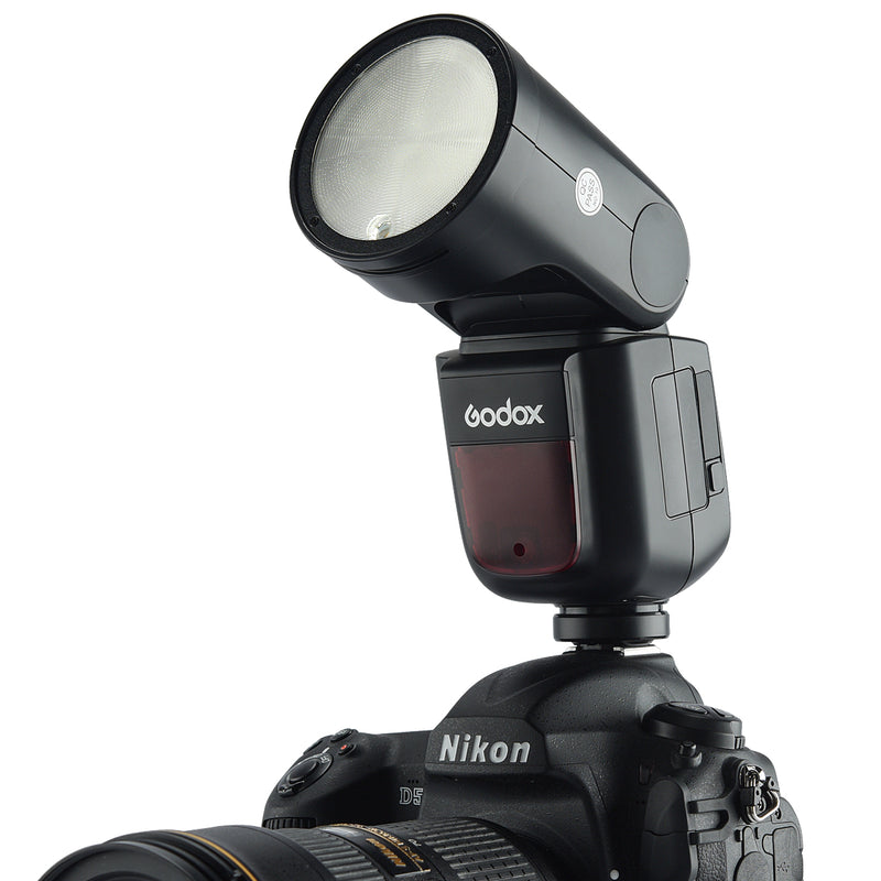 In stock!Godox V1 Nikon TTL On-Camera Round Flash Speedlight for Nikon