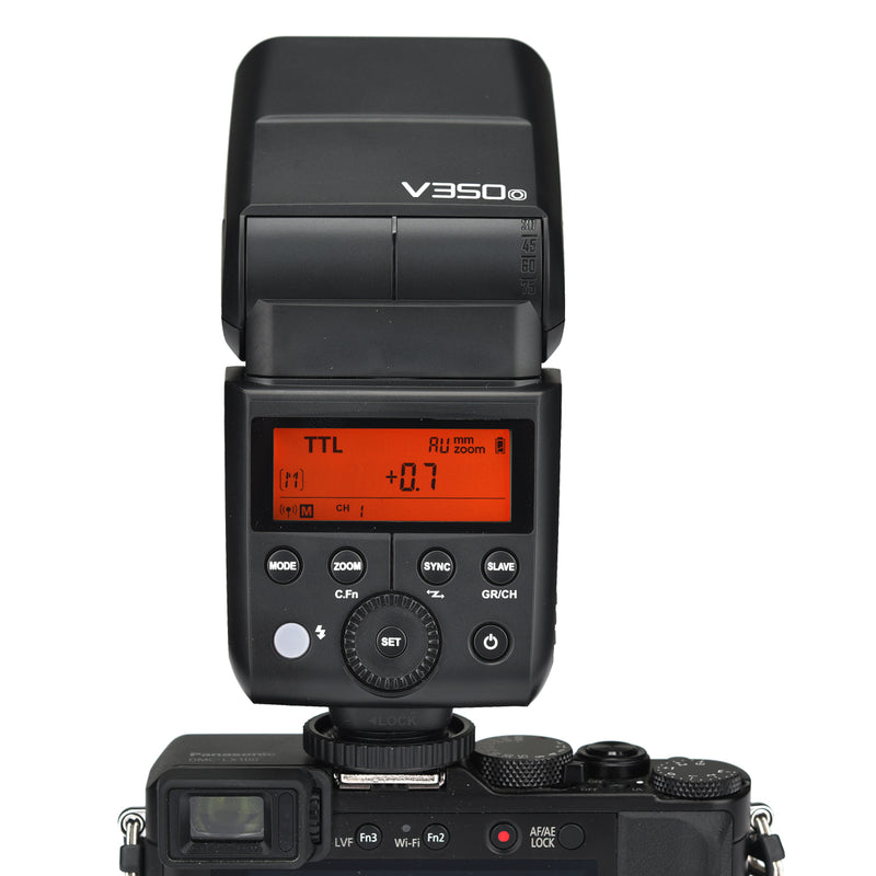 Godox V350O TTL HSS 1/8000s GN36 Speedlite Flash for Olympus Panasonic PEN-F E-P3 E-P5 E-PL5 E-PL6 E-PL7 E-PL8 E-M1 E-M10II