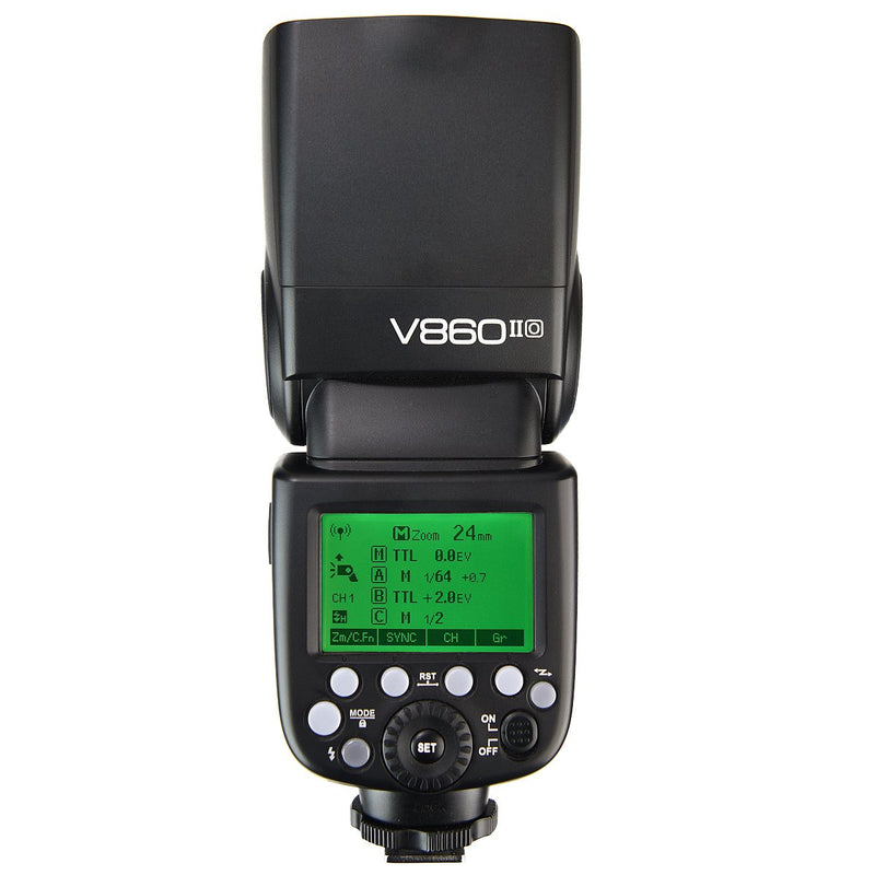 Godox V860IIO 2.4G GN60 TTL HSS 1/8000s Li-on Battery Camera Flash - FOMITO.SHOP