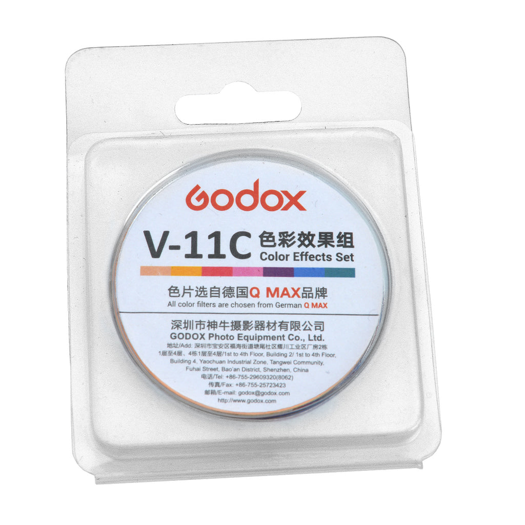 Godox V-11C V11C V-11T V11T Color Filters for AK-R16 AK-R1 Compatible with Godox V1 Speedlite Flash
