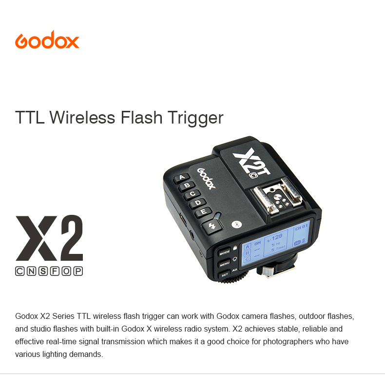 Godox X2T Trigger Transmitter
