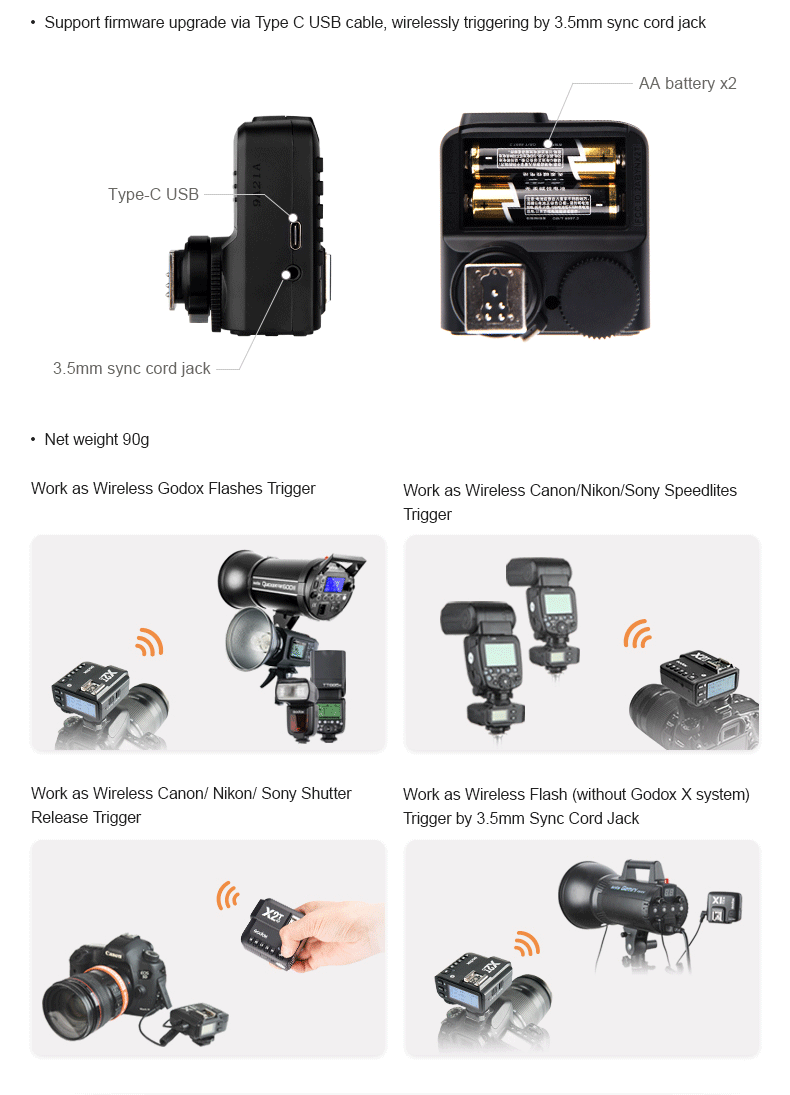 Godox X2T Trigger Transmitter