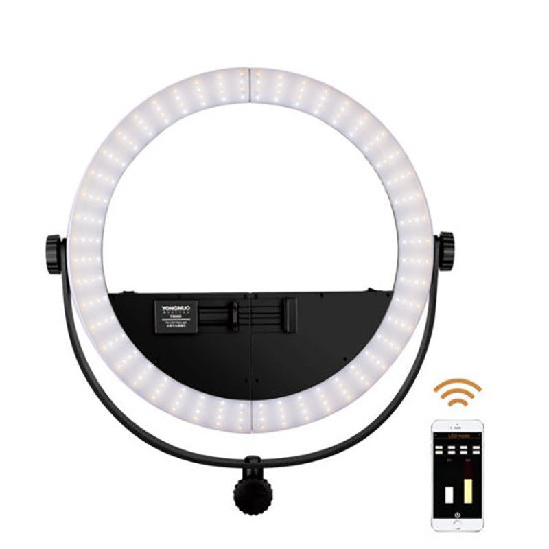 YONGNUO LED YN508S two-in-one LED video light for iPhone X Samsung Mobile Photography Dimmable Ring light with U-type Bracket