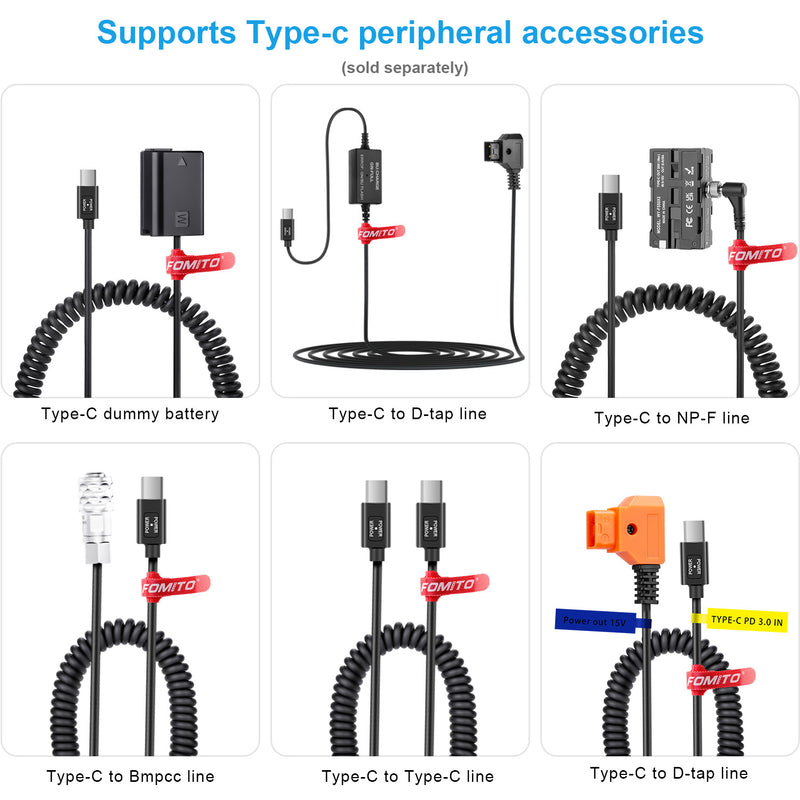 Type-c 100w For SONY V Adapter Battery charger