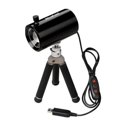 NiceFoto LD-40×40cm Portable Tent Kit 120° COB Light Box Adjustable Angle with Background Plate