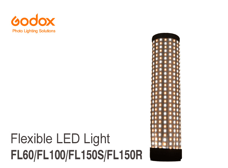 Godox Rollable Flexible LED Light FL60/FL100/FL150S/FL150R with Controller+Remote Control+Support